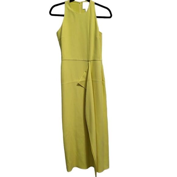 HUGO‎ BOSS Runway edition zest yellow dress sz 2 - Picture 3 of 14